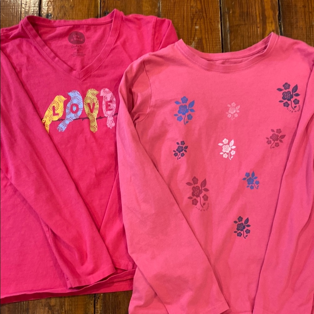 Life Is Good long sleeve t-shirts, excellent condition, non-smoking home